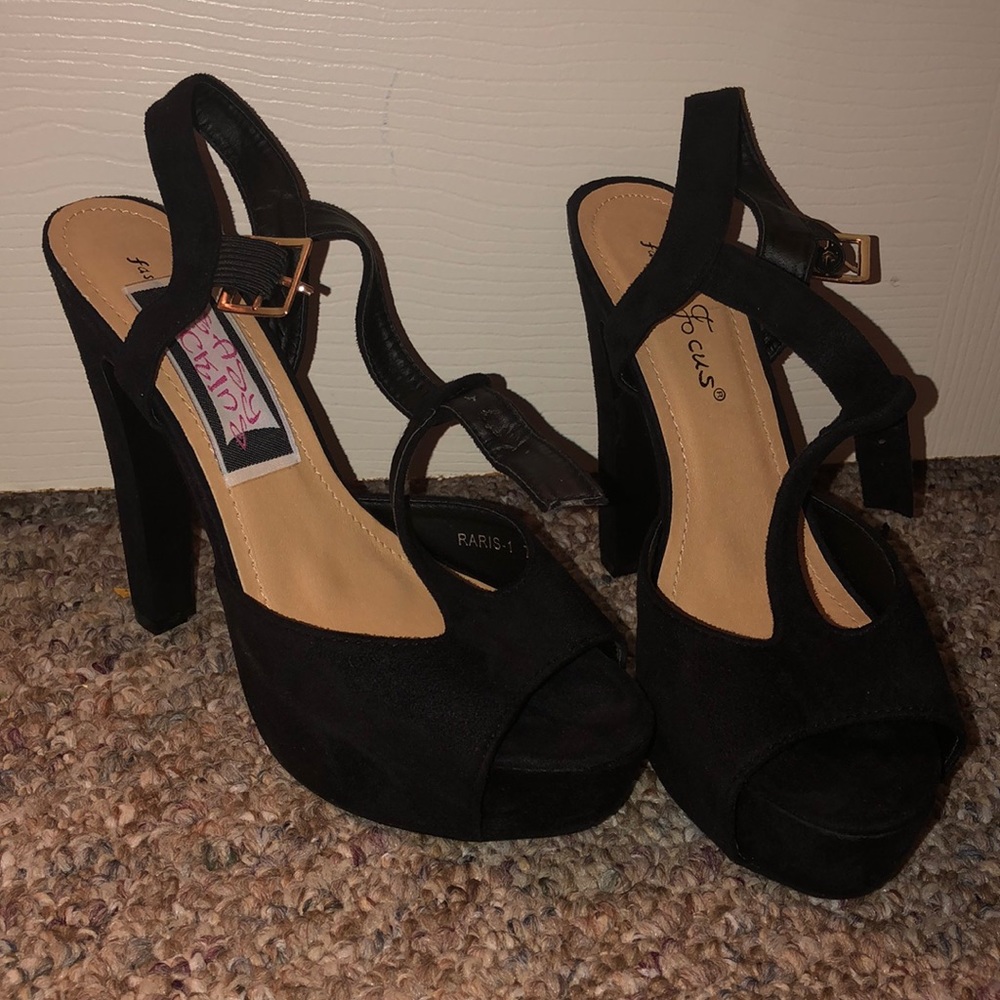 black heels